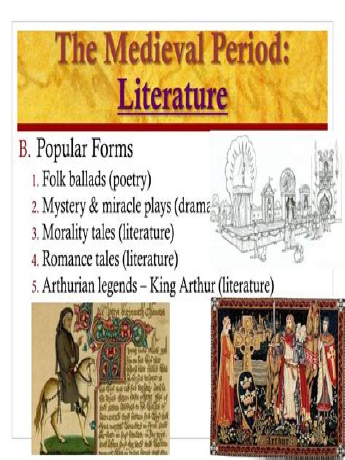 The importance of medieval literature