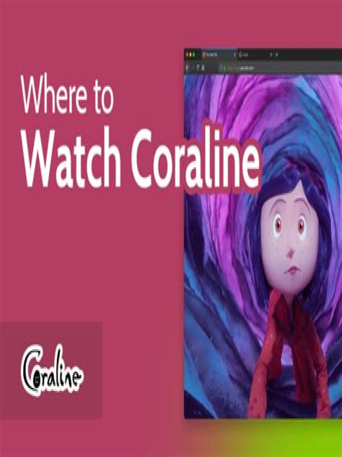 what to watch coraline on